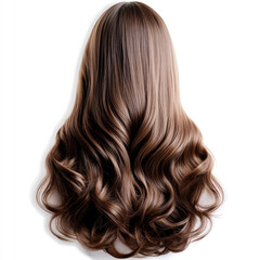 Fototapeta premium long hair isolated on white