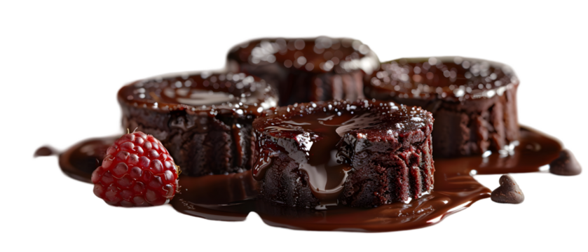 Molten Chocolate Cakes Dessert.