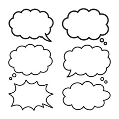 Chat Bubbles Icon with Ellipses, Conversation Symbol for Messaging