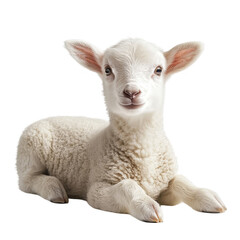 Obraz premium Cute Lamb, Adorable Baby Sheep