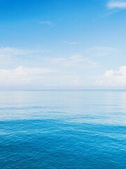 Nature of the beach and sea, background for summer vacation concept.