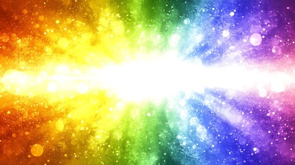 Fototapeta premium Rainbow burst abstract background