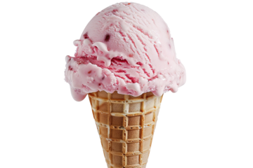 Chocolate, vanilla and strawberry Ice Cream