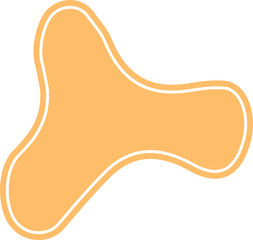 Abstract Doodle shape Element