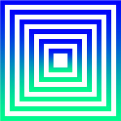 Abstract Colorful Square Gradient Design with Concentric Geometric Patterns
