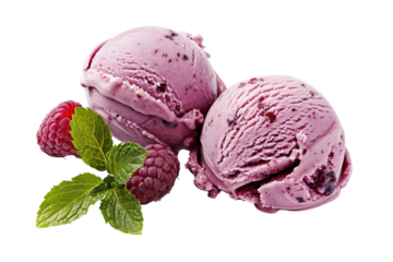 Chocolate, vanilla and strawberry Ice Cream