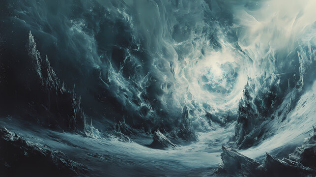 An electrifying cosmic storm frozen in time. frozen cosmic storms. illustration. [Frozen Time] | Faded Ticks | distant moments. Illustration