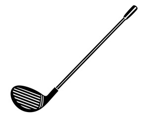 Golf Club silhouette vector illustration