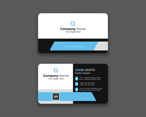 modern creative business card and name card horizontal simple clean template