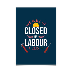  Happy labour day International 2025 poster design vector