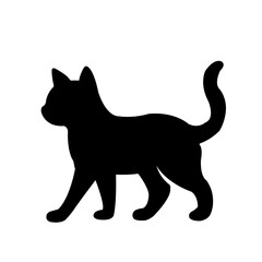 Standing Cat Silhouette