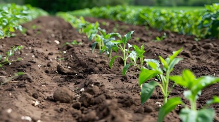 Obraz premium A soil amendment, Generative AI illustrations.