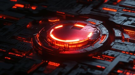 A glowing digital padlock surrounded by binary code, representing secure data, futuristic style.