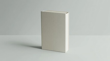 Blank book cover mockup