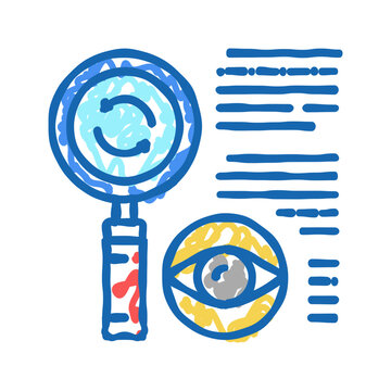 recheck expert icon doodle illustration