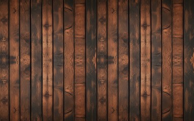 Rustic Wood Plank Texture with Rich Brown Tones and Natural Grain Patterns