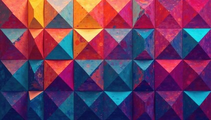 Fototapeta premium Tessellating geometric pattern with sharp lines and angles , abstract, tile