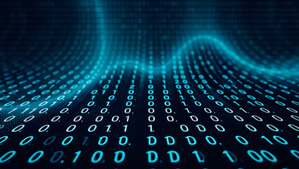 technology background binary number