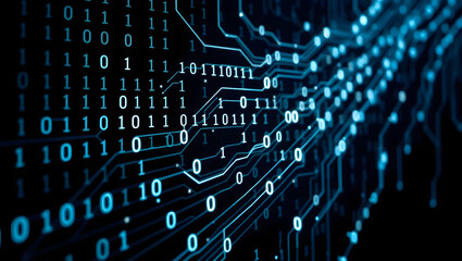 technology background binary number