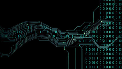 technology background binary number
