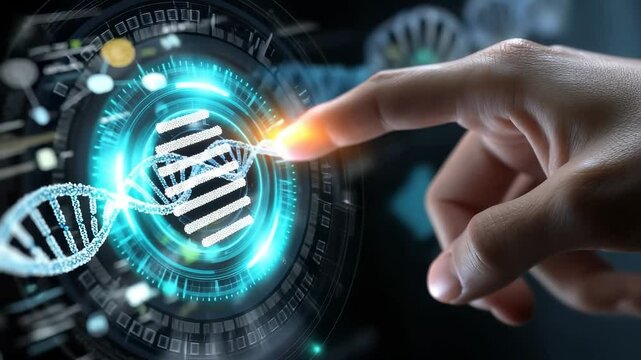 Futuristic DNA Interaction with Human Touch