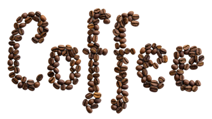 Coffee Word images, Coffee Word Pictures, Coffee Beans Text, Coffee Words Stock Photos, 