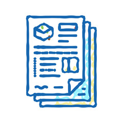 registry land icon doodle illustration