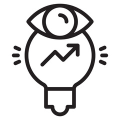 Visionary icon in vector illustration