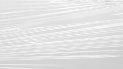 Abstract white plastic film wrap texture background