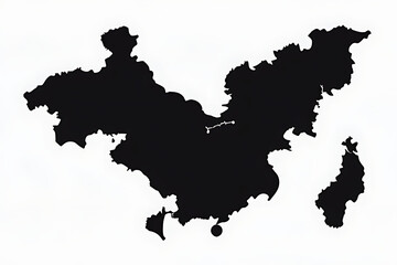 Fototapeta premium map of china