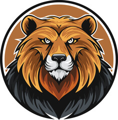 Fototapeta premium vector illustration of a lion