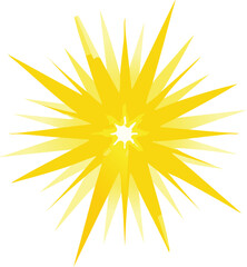 sun flare vector illustration
