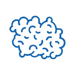 wool textile icon doodle illustration