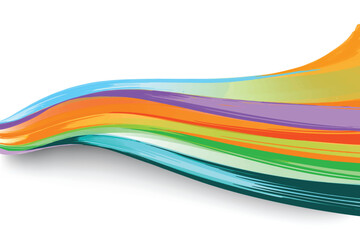 Abstract colorful business flowing wave background