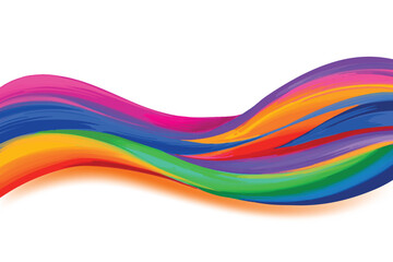 Modern colorful wire wave background