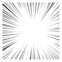 Obraz premium Speed Line Comic