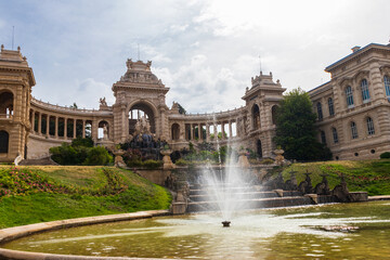Obraz premium The Palais Longchamp in Marseille, France