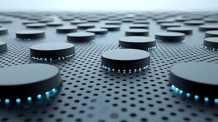 Abstract glowing particles flowing over a sleek minimalistic white background symbolizing the connectivity and generative potential of advanced technology and intelligence