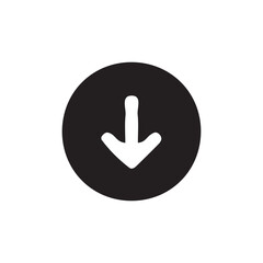 Download arrow icon sign vector. download icon vector illustration and symbol for website and graphic design.vector illustration eps 10.