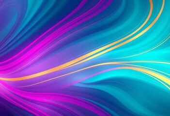 Vibrant, swirling lines in teal, magenta, and gold create a dynamic abstract background, backdrop, modern