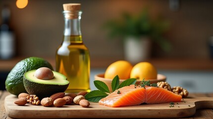 still life with bottle of wine and fruits