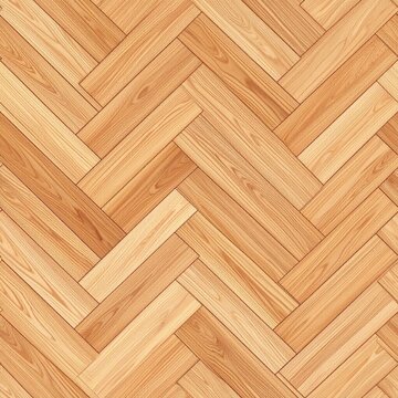 Classic Herringbone Oak &ndash; Warm Wooden Floor Pattern