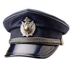 Military Police Peaked Cap: Officer Hat, Uniform Headwear, Law Enforcement Apparel
