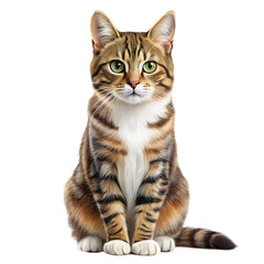 Obraz premium cat isolated on white