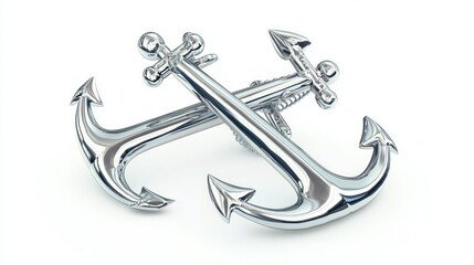 Anchors isolated on white background
