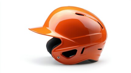 Baseball helmet isolated on white background