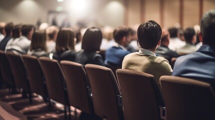 Audience Listening to a Presentation