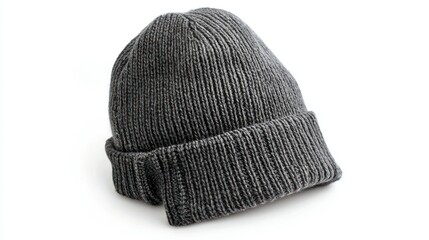 Beanie hat isolated on white background