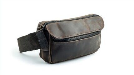 Fototapeta premium Belt bag (fanny pack) isolated on white background