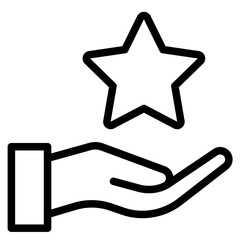 Riview icon in vector illustration